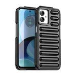 For Motorola Moto G14 Capsule Series Candy Color IMD Phone Case(Black)