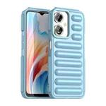 For OPPO A59 Capsule Series Candy Color IMD Phone Case(Blue)