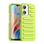 For OPPO A59 Capsule Series Candy Color IMD Phone Case(Green)