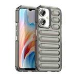 For OPPO A59 Capsule Series Candy Color IMD Phone Case(Transparent Grey)