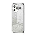 For Redmi K80 Pro Gradient Glitter Powder Electroplated Phone Case(Silver)