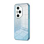 For Honor 300 Pro Gradient Glitter Powder Electroplated Phone Case(Blue)