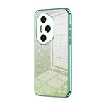 For Honor 300 Pro Gradient Glitter Powder Electroplated Phone Case(Green)