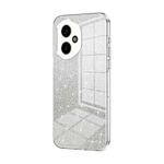 For Honor 400 Global 156.5mm Gradient Glitter Powder Electroplated Phone Case(Transparent)