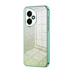 For Honor 400 Global 156.5mm Gradient Glitter Powder Electroplated Phone Case(Green)