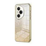 For Honor 400 Pro Global 160.8mm Gradient Glitter Powder Electroplated Phone Case(Gold)