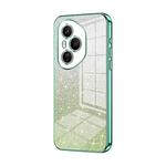 For Honor 400 Pro Global 160.8mm Gradient Glitter Powder Electroplated Phone Case(Green)