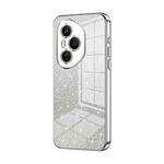 For Honor 400 Pro Global 160.8mm Gradient Glitter Powder Electroplated Phone Case(Silver)