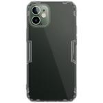 For iPhone 12 mini NILLKIN Nature TPU Transparent Soft Protective Case(Gray)
