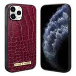 For iPhone 11 VIETAO Alligator Texture PU Phone Case(Red)
