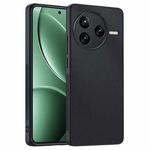 For Redmi K80 / Poco F7 Pro Ultra-thin Plain Skin Leather Phone Case(Black)