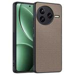 For Redmi K80 / Poco F7 Pro Ultra-thin Carbon Fiber Texture Printing Phone Case(Gold)
