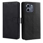 For Infinix Hot 50i 4G Calf Texture Buckle Flip Leather Phone Case(Black)