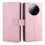 For Infinix Zero 40 4G Calf Texture Buckle Flip Leather Phone Case(Rose Gold)