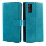 For TCL 50 5G Calf Texture Buckle Flip Leather Phone Case(Light Blue)