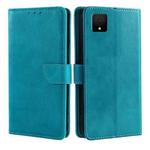 For TCL 502 Calf Texture Buckle Flip Leather Phone Case(Light Blue)