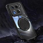 For Xiaomi 15 360 Holder MagSafe Acrylic Hybrid TPU Phone Case(Black)