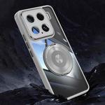For Xiaomi 15 360 Holder MagSafe Acrylic Hybrid TPU Phone Case(Grey)
