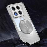 For Xiaomi 15 360 Holder MagSafe Acrylic Hybrid TPU Phone Case(Frosted White)