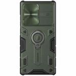 For Samsung Galaxy Note 20 Ultra NILLKIN Shockproof CamShield Armor Protective Case with Invisible Ring Holder(Green)