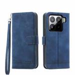 For Xiaomi 15 Pro Dierfeng Dream Line TPU Hybrid PU Leather Phone Case(Blue)