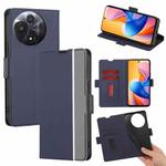 For TCL 60R 5G Twill Texture Side Button Leather Phone Case(Blue)