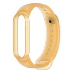 For Xiaomi Mi Band 5 TPU Translucent Silicone Watch Band(Orange)