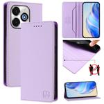 For UMIDIGI G100x 4G / 5G RC01 Dual-Folded Magnetic Suction RFID Leather Phone Case(Light Purple)