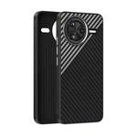 For Redmi K80 Pro ABEEL C Carbon Fiber Series 6D Micro Relief MagSafe Phone Case(Black Grey)