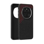 For Honor Magic7 ABEEL C Carbon Fiber Series 6D Micro Relief MagSafe Phone Case(Black Red)