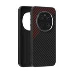 For Honor Magic7 Pro ABEEL C Carbon Fiber Series 6D Micro Relief MagSafe Phone Case(Black Red)