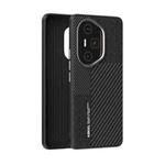 For Honor 300 Ultra ABEEL 6D Micro Relief MagSafe Magnetic Phone Case(Carbon Fiber Black)