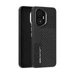 For Honor 300 ABEEL 6D Micro Relief MagSafe Magnetic Phone Case(Carbon Fiber Black)