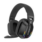 Bluetooth 5.4 Head-mounted RGB Wireless Bluetooth Gaming Headset(Black)