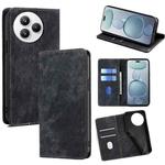 For Xiaomi Civi 5 Pro 5G RFID Anti-theft Brush Magnetic Leather Phone Case(Black)