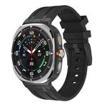 For Samsung Galaxy Watch Ultra 47mm AP Series Liquid Silicone Watch Band(Black)