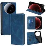 For Xiaomi 15 Ultra Skin Feel Magnetic Leather Phone Case(Blue)