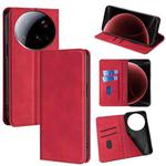 For Xiaomi 15 Ultra Skin Feel Magnetic Leather Phone Case(Red)