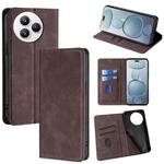 For Xiaomi Civi 5 Pro 5G Skin Feel Magnetic Leather Phone Case(Dark Brown)