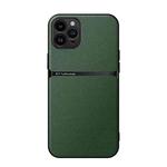 For iPhone 11 Pro Litchi Leather Magnetic Full Coverage Shockproof Phone Case(Green)