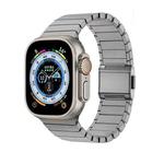 For Apple Watch 46mm / 49mm / 45mm / 44mm Bamboo Norman Buckle Titanium Alloy Watch Band(Natural)