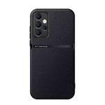 For Samsung Galaxy A52 5G Litchi Leather Magnetic Full Coverage Shockproof Phone Case(Black)
