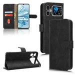 For Cubot A20 Skin Feel Magnetic Flip Leather Phone Case(Black)