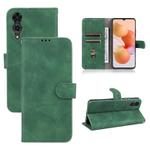 For Cubot A10 Skin Feel Magnetic Flip Leather Phone Case(Green)