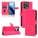 For Cubot A40 Skin Feel Magnetic Flip Leather Phone Case(Rose Red)