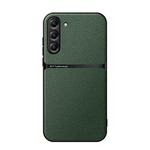 For Samsung Galaxy S23+ 5G Litchi Leather Magnetic Full Coverage Shockproof Phone Case(Green)