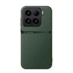 For Xiaomi 15 Litchi Leather Magnetic Full Coverage Shockproof Phone Case(Green)