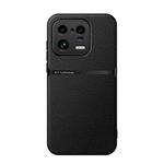 For Xiaomi 13 Pro Litchi Leather Magnetic Full Coverage Shockproof Phone Case(Black)