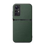 For Xiaomi 12 / 12S / 12X Litchi Leather Magnetic Full Coverage Shockproof Phone Case(Green)