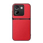 For Xiaomi Poco M7 Pro 5G Litchi Leather Magnetic Full Coverage Shockproof Phone Case(Red)